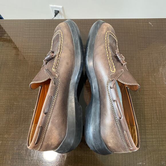 Tod's Leather Tassel Driver Loafers Women's 35.5 US 5 - Picture 6 of 10